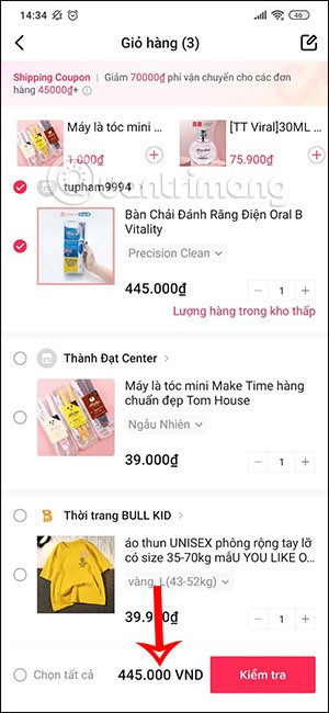 Инструкция по проверке корзины покупок в TikTok Shop