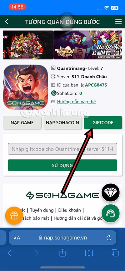 Le dernier code darrêt général et comment saisir le code