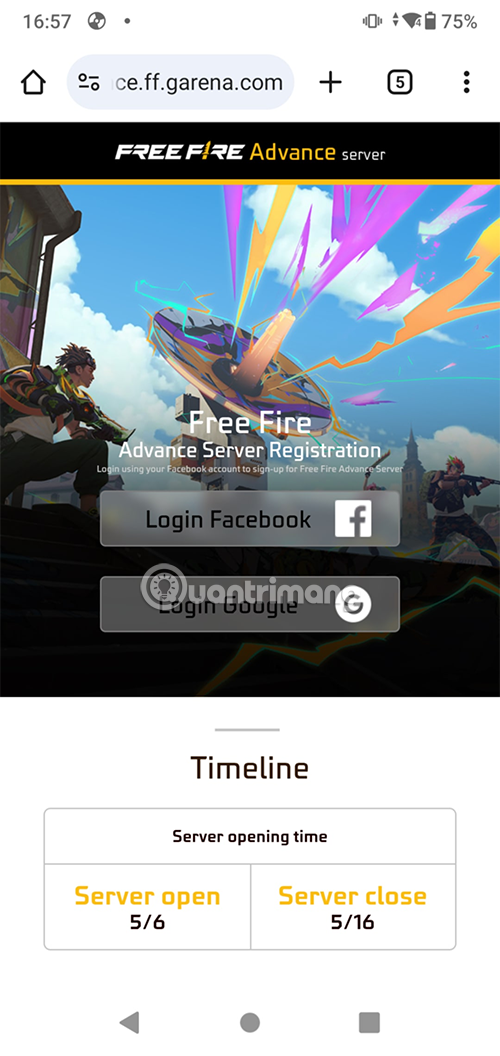 Baixe Free Fire OB49, Free Fire Advanced Server mais recente
