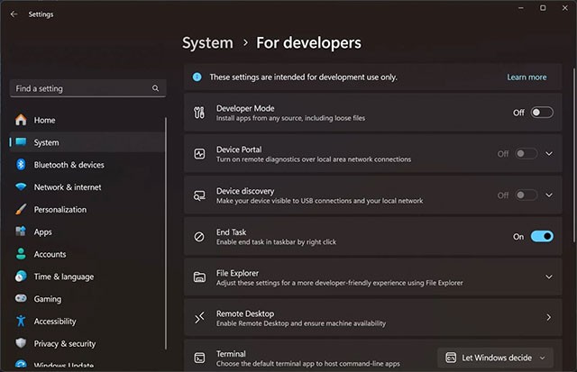 Windows 11 görev çubuğunda gizli bir Görevi Sonlandır özelliği var, işte bunu nasıl etkinleştireceğiniz Windows 11 görev çubuğunda gizli bir Görevi Sonlandır özelliği var, işte bunu nasıl etkinleştireceğiniz