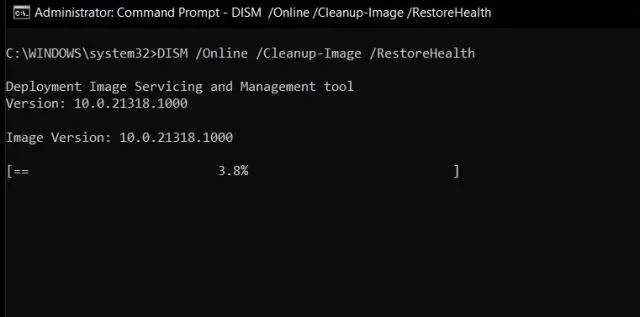 Como corrigir o erro de instalação 0x800f081f no Windows 11