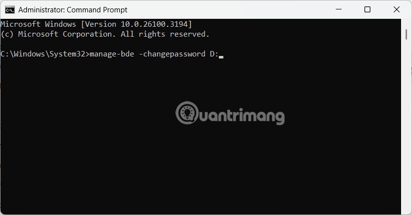 تعليمات لتغيير كلمة مرور BitLocker في Windows 11