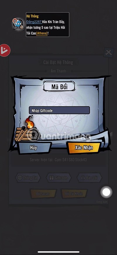 Dernier code Stickman AFK League of Shadows et comment saisir le code