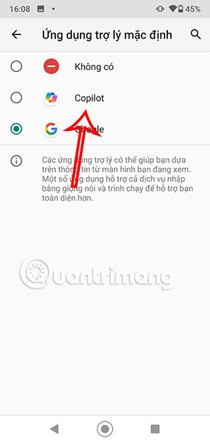 วิธีการติดตั้ง Copilot เป็นผู้ช่วยเสมือนบน Android
