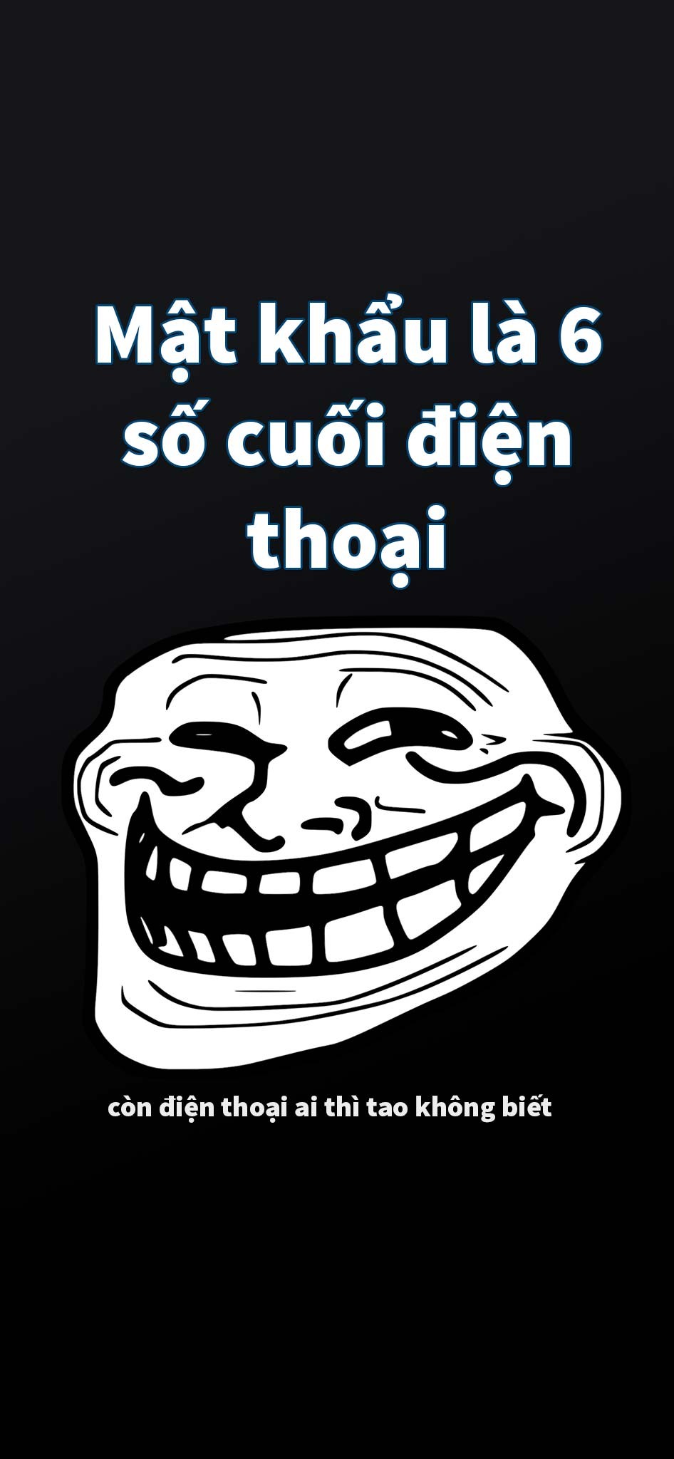 Funny phone unlock wallpaper, awesome troll unlock wallpaper