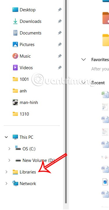 Cómo mostrar la carpeta Bibliotecas en Windows 11