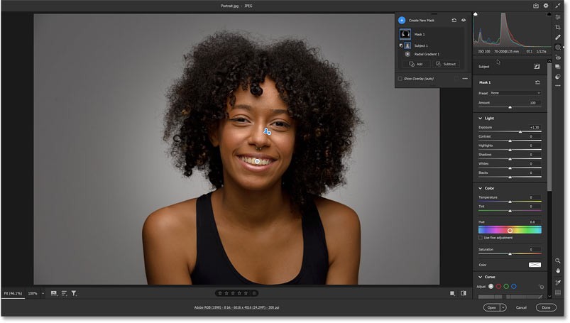 Hoe je een spotlight-effect achter je onderwerp kunt toevoegen met Adobe Camera Raw