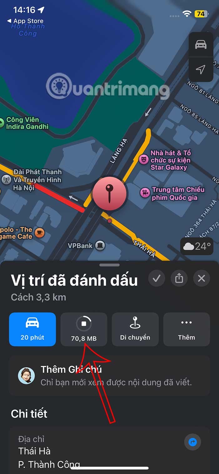 Instructions pour télécharger Apple Maps hors ligne