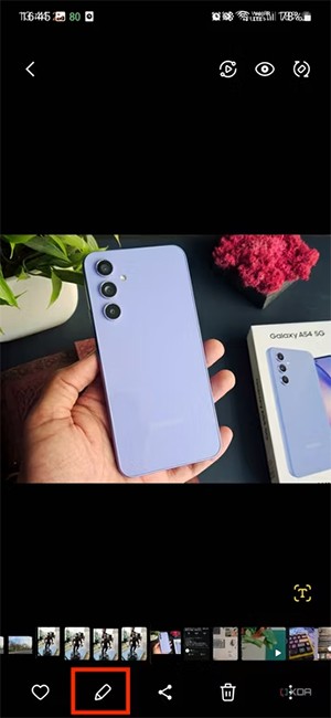 Bagaimana untuk membuat pelekat daripada foto pada Samsung