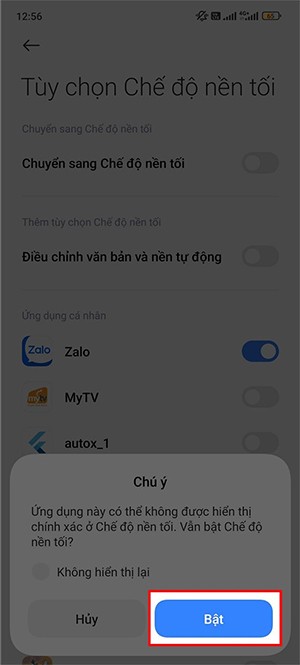 Инструкции по включению темного фона для дополнительных приложений на Xiaomi