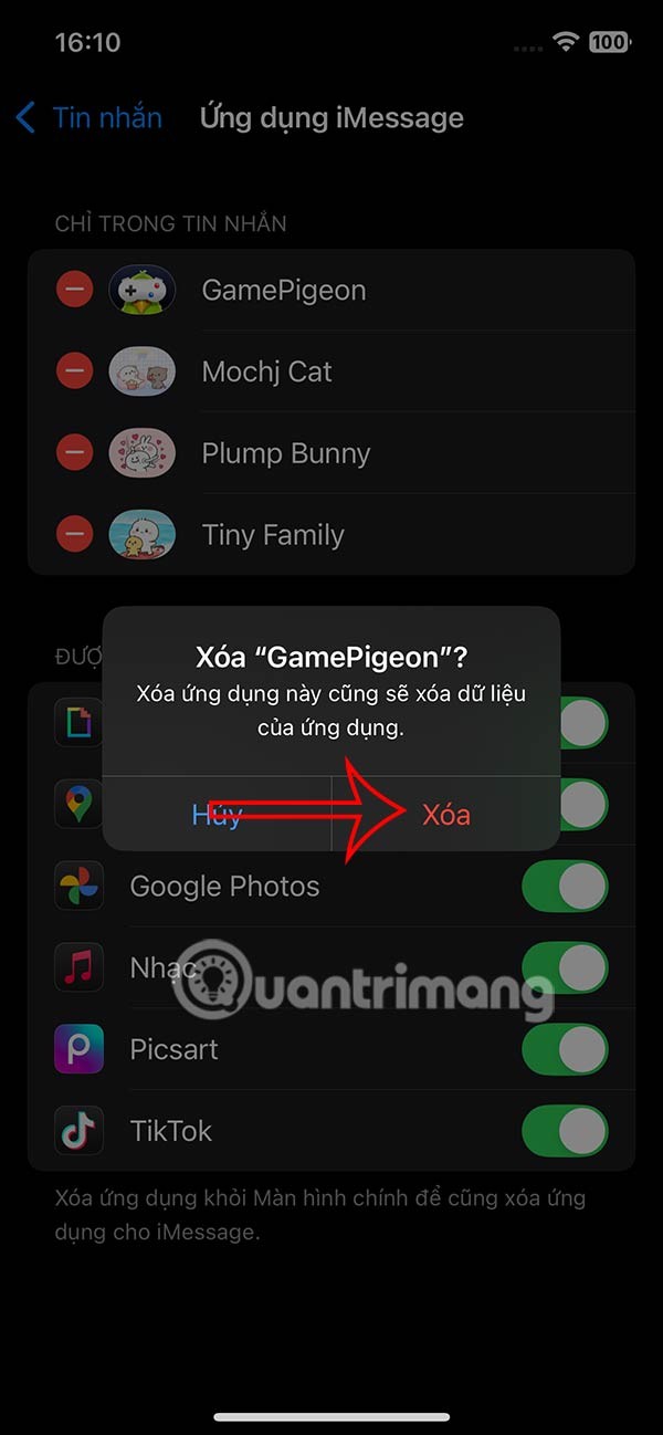 Comment supprimer l'application iMessage sur iPhone ?