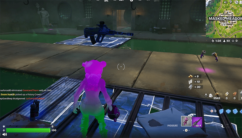 Fortniteでデッドプールエリアはどこにありますか?