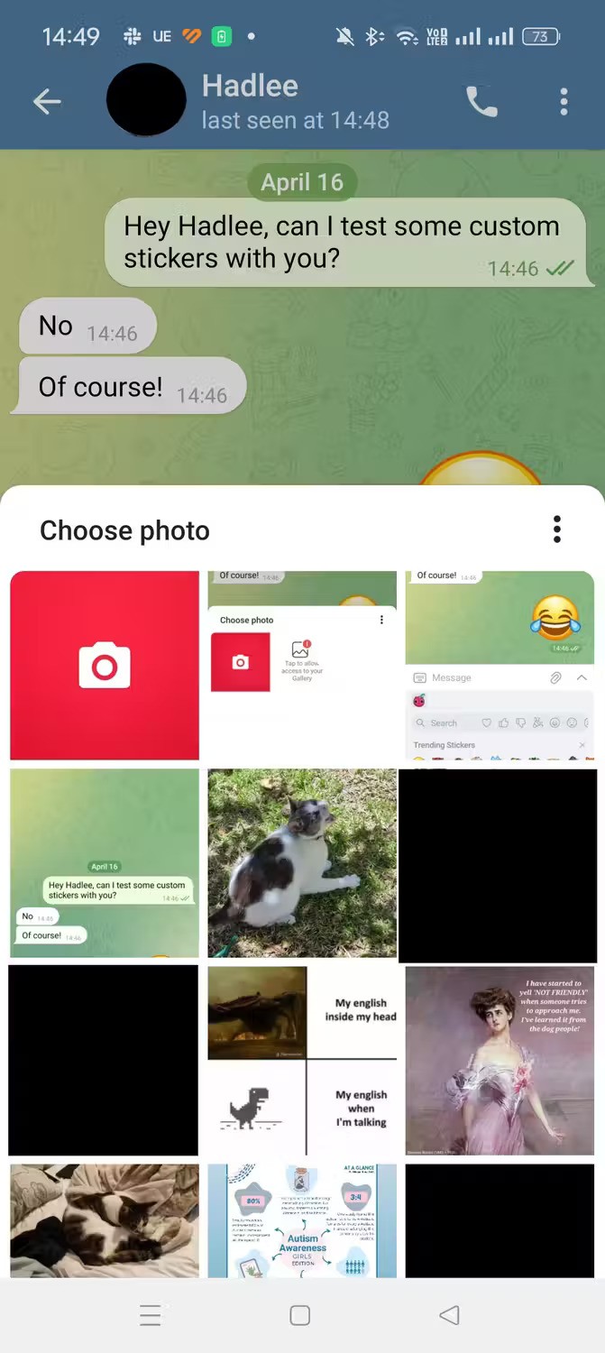 Telegramでカスタムステッカーを作成する方法
