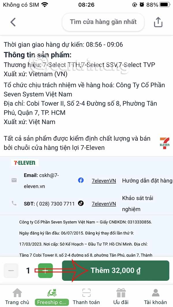 Arahan untuk membeli-belah di 7-Eleven