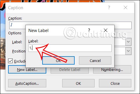 تعليمات إدراج تسميات توضيحية للصور في Word