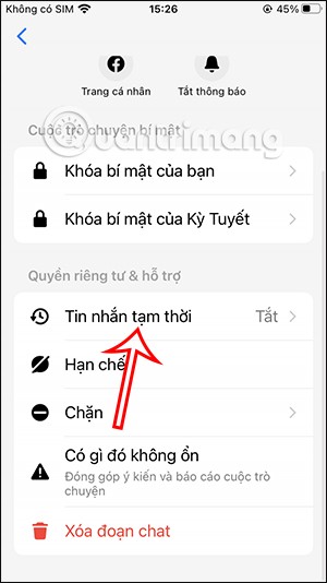 Como apagar mensagens do Messenger automaticamente com mensagens temporárias