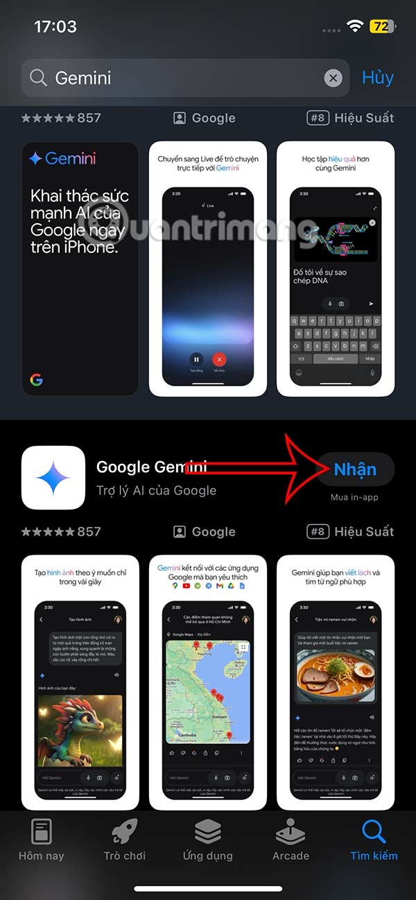 So verwenden Sie Gemini auf dem iPhone