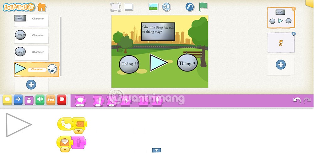Comment ajouter des écrans de début et de fin aux quiz ScratchJR (Partie 3)