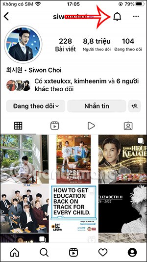 Как включить уведомления для подписок на аккаунты Instagram