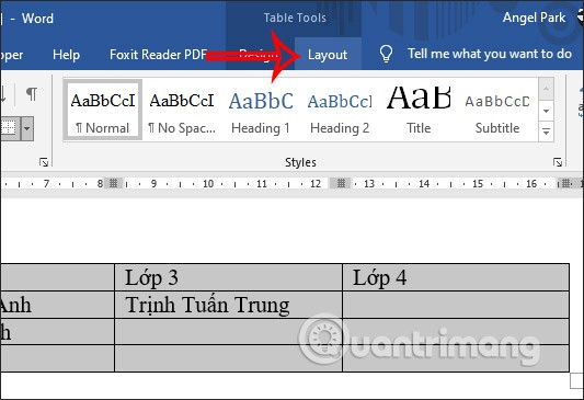 Formas de centrar celdas en una tabla en Word