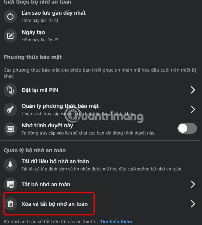 How to turn off end-to-end encryption on Messenger phone, PC
