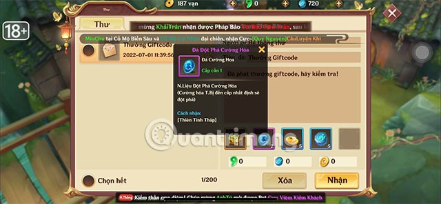 Aktueller Cuu Thien Mobile Code und Anweisungen zur Codeeingabe Aktueller Cuu Thien Mobile Code und Anweisungen zur Codeeingabe