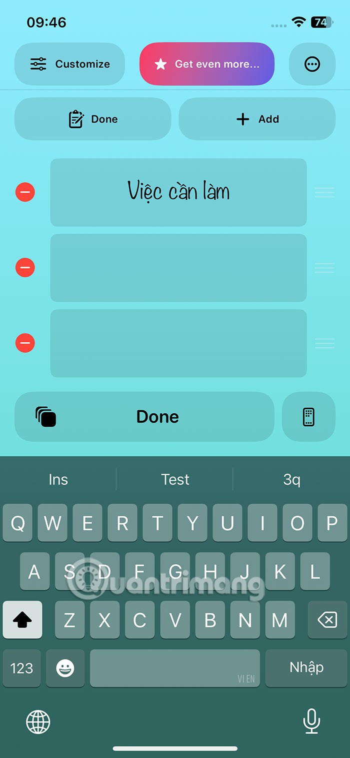 Instructies voor het schrijven van notities op het startscherm van de iPhone