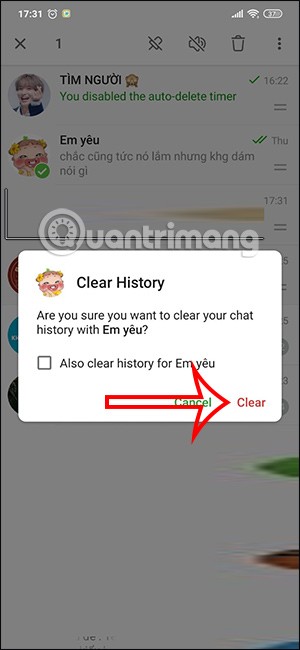 How to delete Telegram messages, Telegram message history