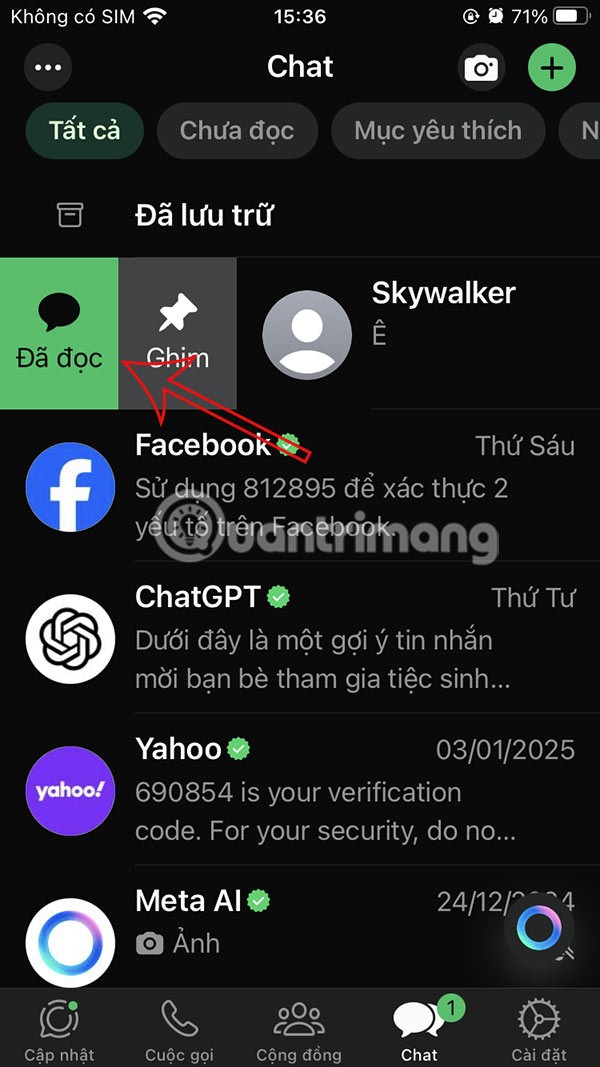 Как отметить все сообщения WhatsApp как прочитанные