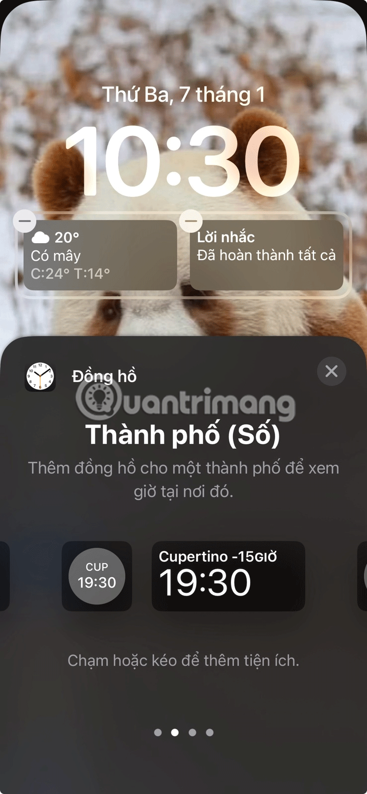 Hoe u meerdere tijdzones op het iPhone-scherm kunt weergeven