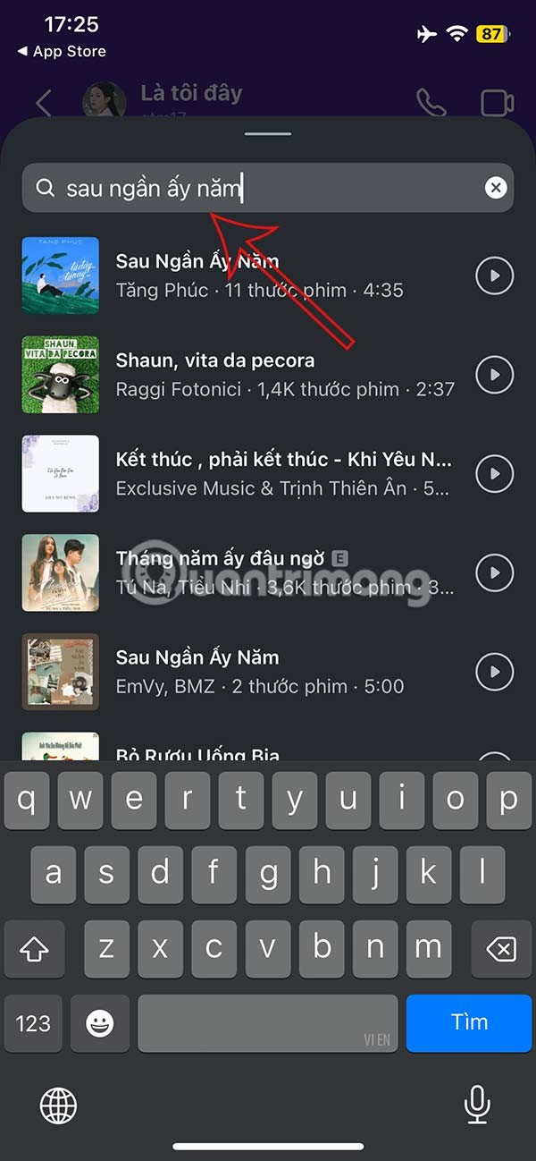 How to send music in Instagram messages