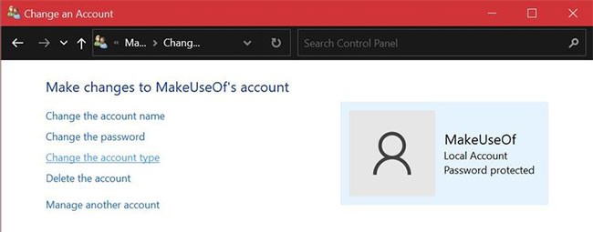 4 วิธีในการเปลี่ยนประเภทบัญชีผู้ใช้ใน Windows