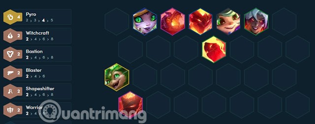 Composition de la saison 12 de Fire DTCL, build Fire TFT saison 12