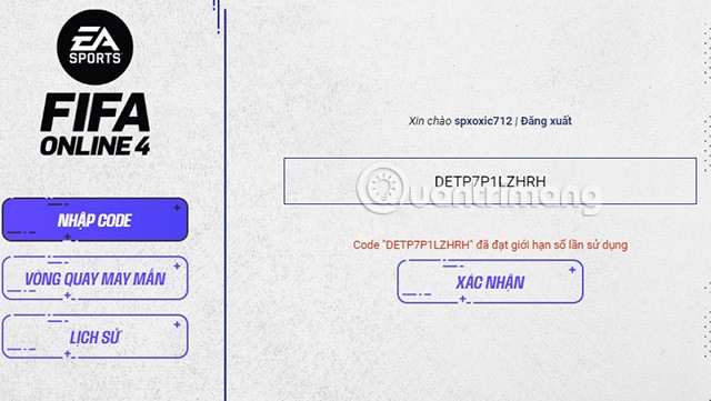 FIFA Online 4 Code, latest FO4 4/2025 code and how to enter code