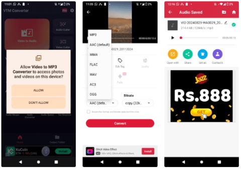 Comment extraire laudio dune vidéo sur un smartphone