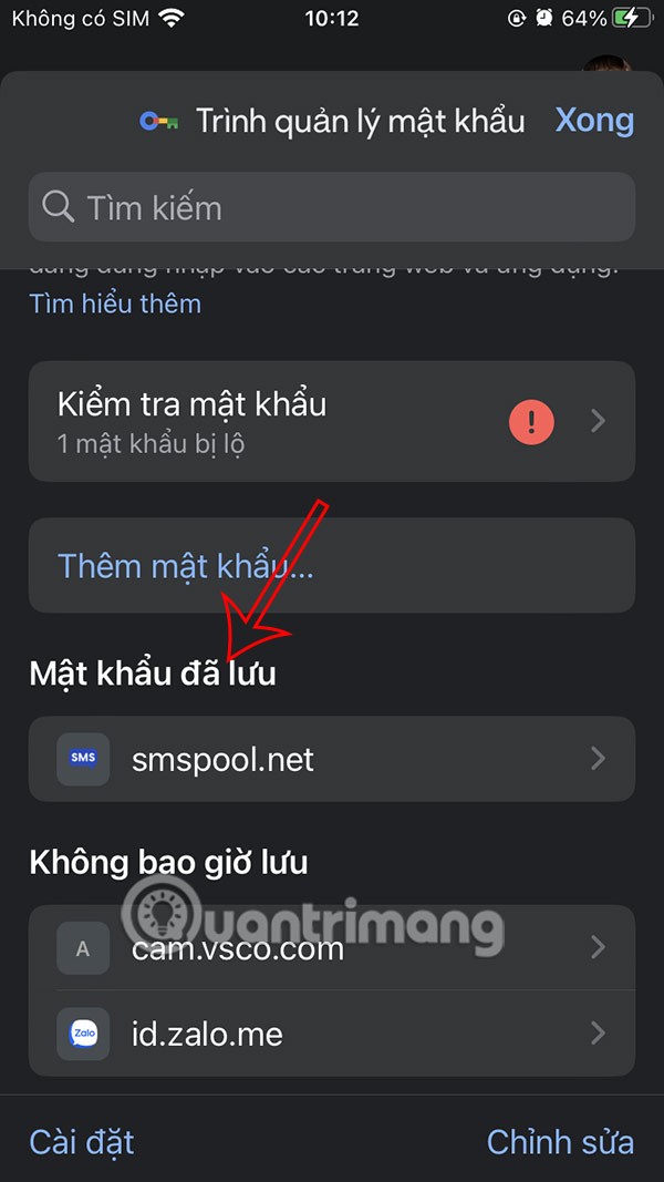 Советы по обмену паролями, сохраненными в мобильном браузере Google Chrome