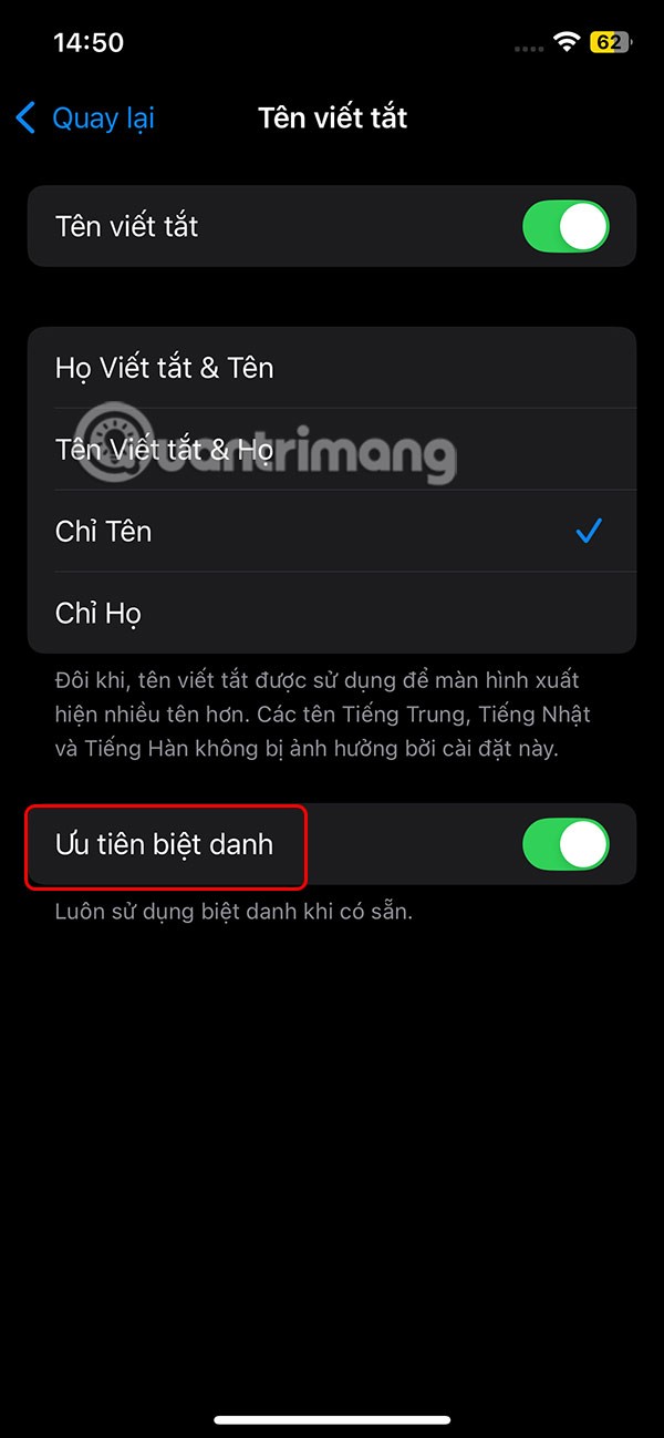 Instructions pour 4 façons de masquer les contacts sur iPhone