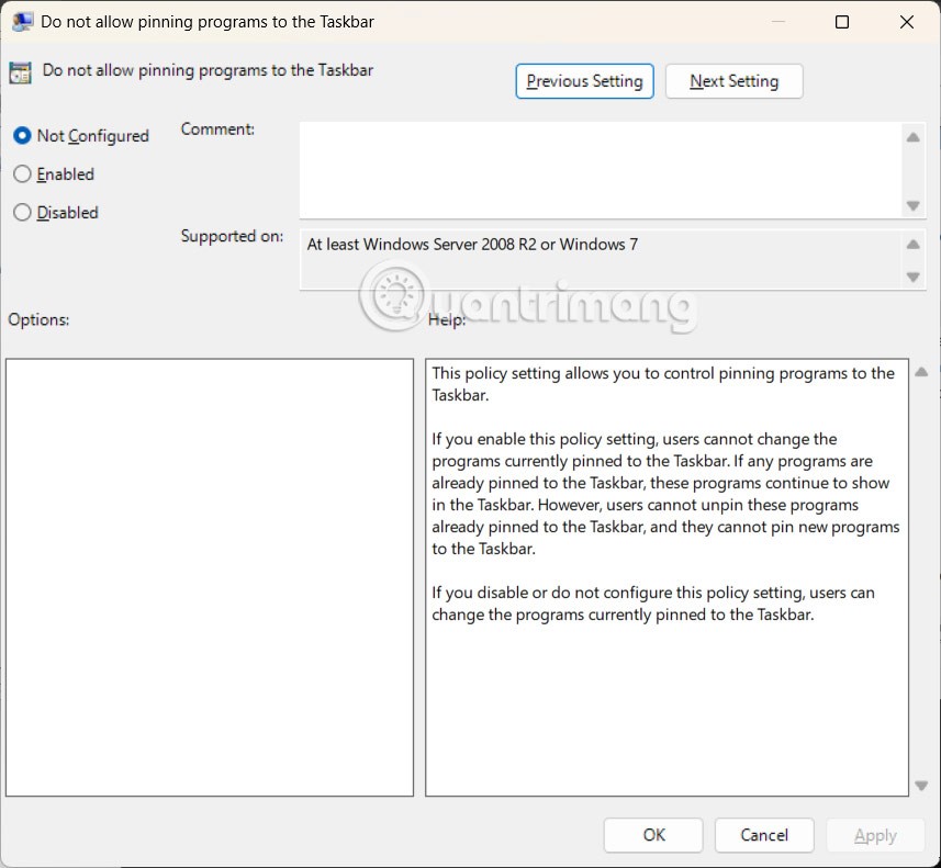 Instructions pour corriger l'erreur d'impossibilité d'épingler des applications à la barre des tâches de Windows 11 Instructions pour corriger l'erreur d'impossibilité d'épingler des applications à la barre des tâches de Windows 11