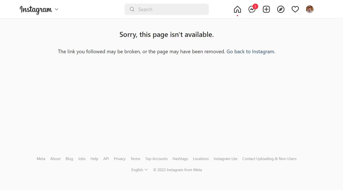 Как узнать, что кто-то деактивировал или удалил свой аккаунт Instagram?