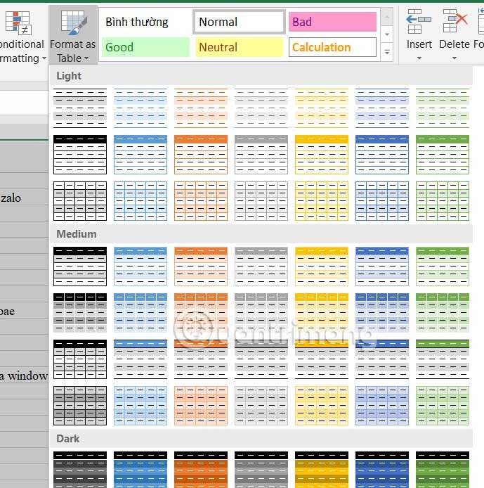 Instrucțiuni pentru denumirea tabelelor Excel Instrucțiuni pentru denumirea tabelelor Excel