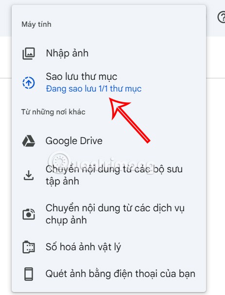 Instructies voor het automatisch back-uppen van mappen naar Google Foto's