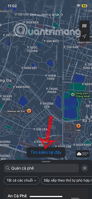 Comment utiliser l'outil Rechercher ici sur Apple Maps