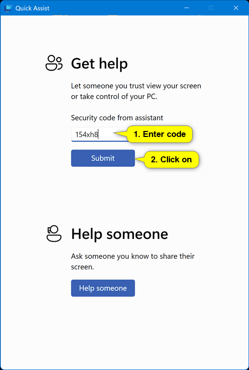Como obter e fornecer suporte remoto usando o aplicativo Quick Assist no Windows 11