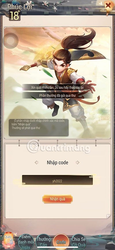Latest Yong Heroes Code and How to Enter Code