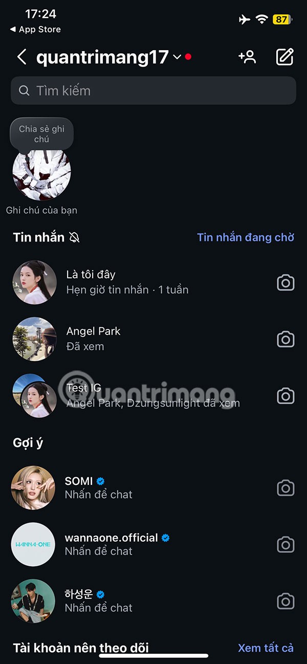 How to send music in Instagram messages