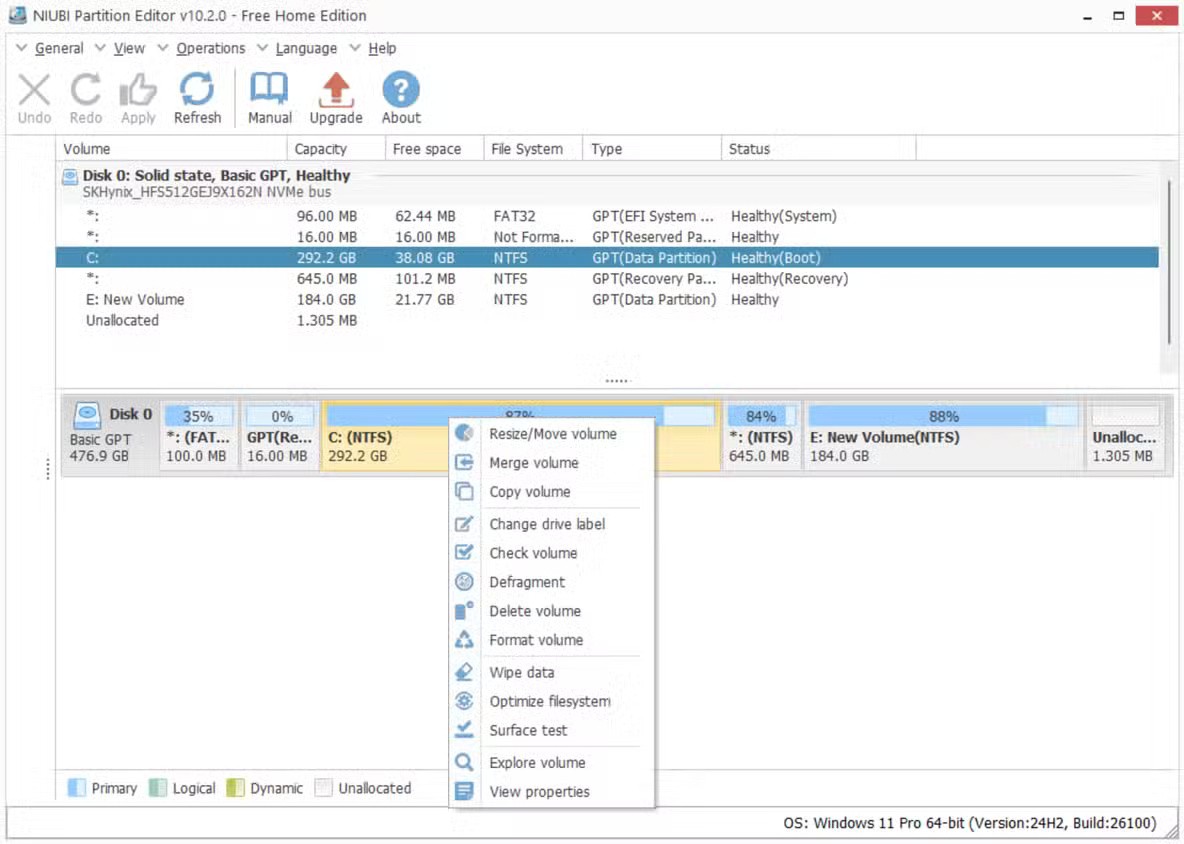 Jak bezpiecznie zarządzać partycjami dysku twardego w systemie Windows