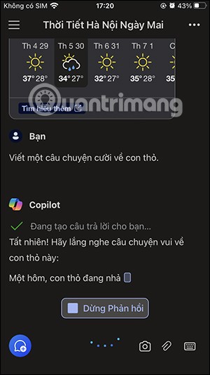 Инструкции голосового чата на Copilot