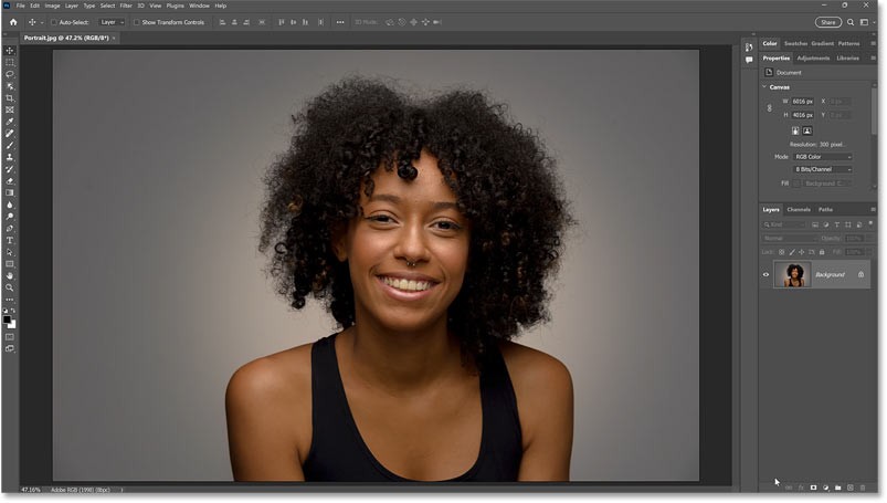 Hoe je een spotlight-effect achter je onderwerp kunt toevoegen met Adobe Camera Raw