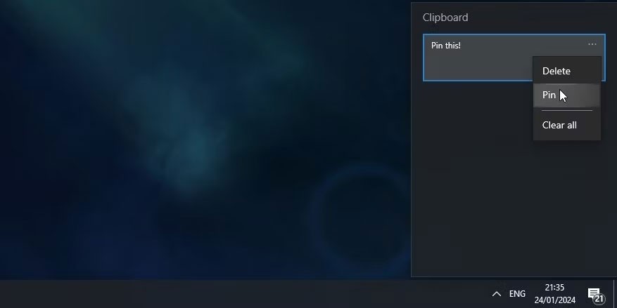 Come utilizzare la cronologia degli appunti in Windows 10