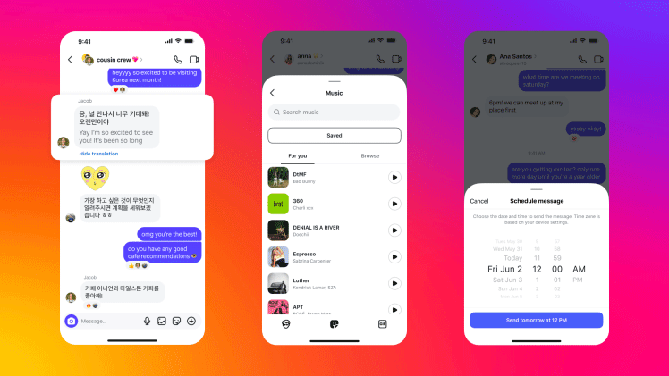 Instagram 現在允許用戶安排和固定直接訊息